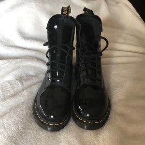 Dr. Martens 1460 boots, black patent (shiny) size US Women’s 7
